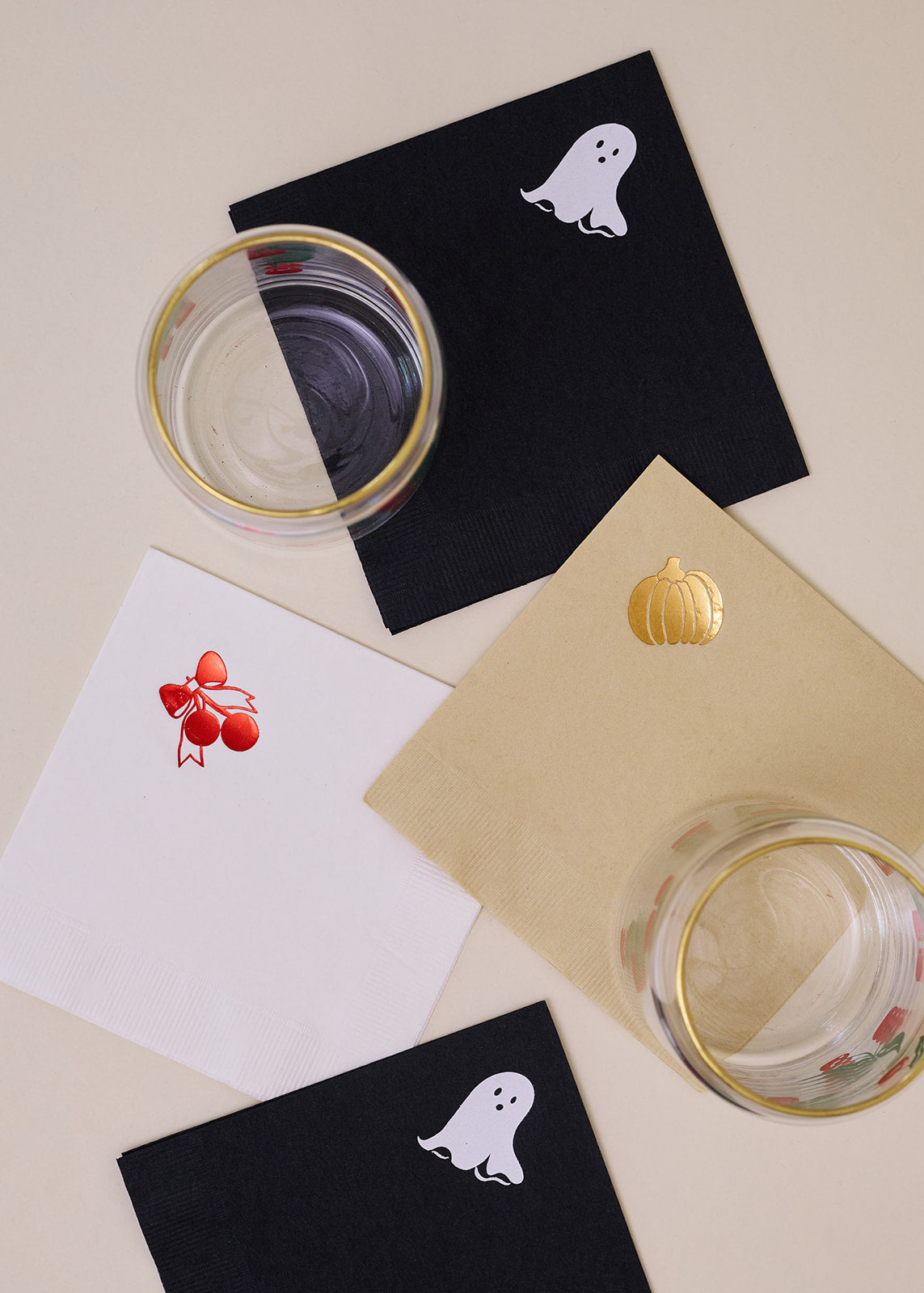 Ghost Beverage Napkin - Set of 20