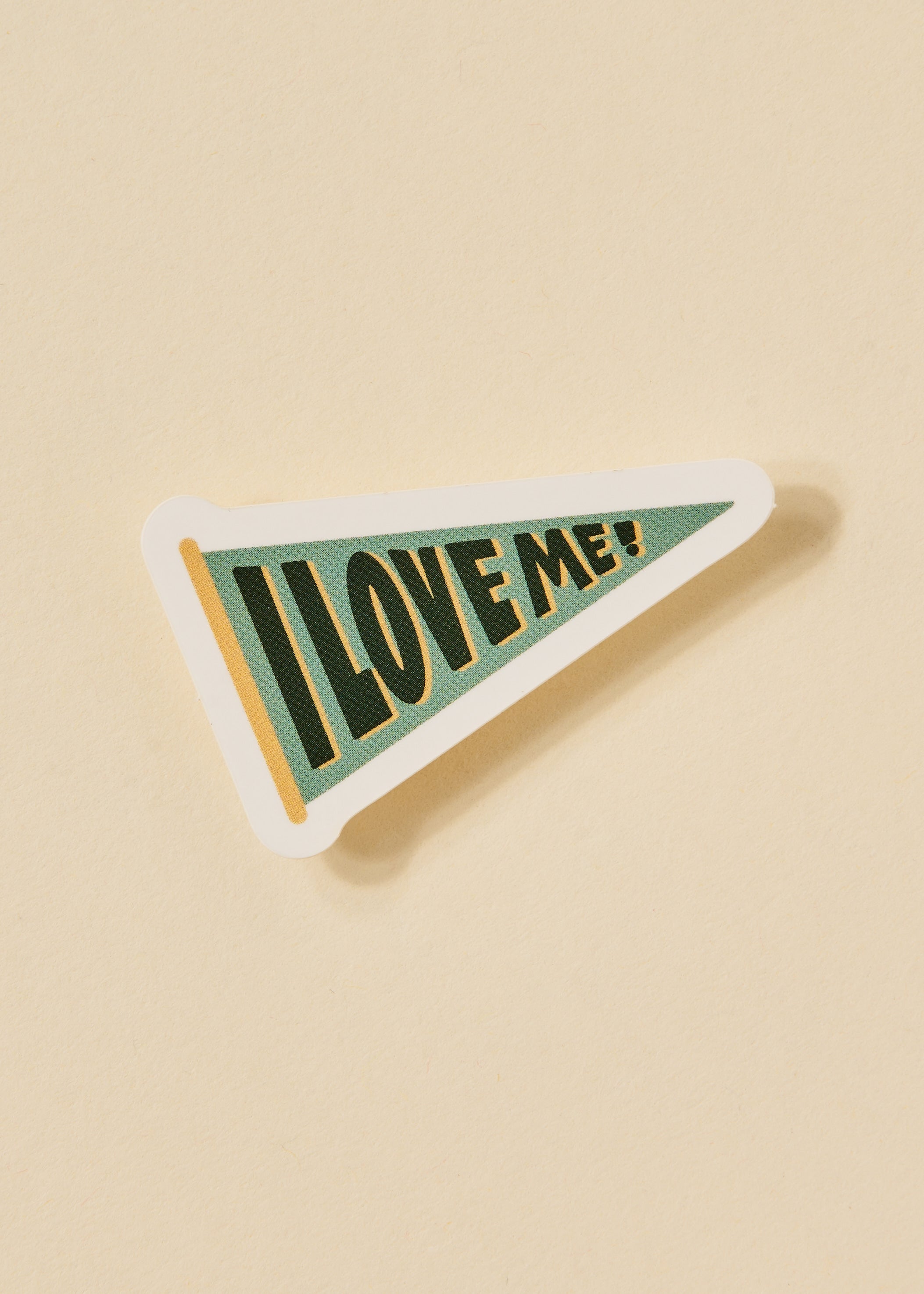 I Love Me Banner Sticker