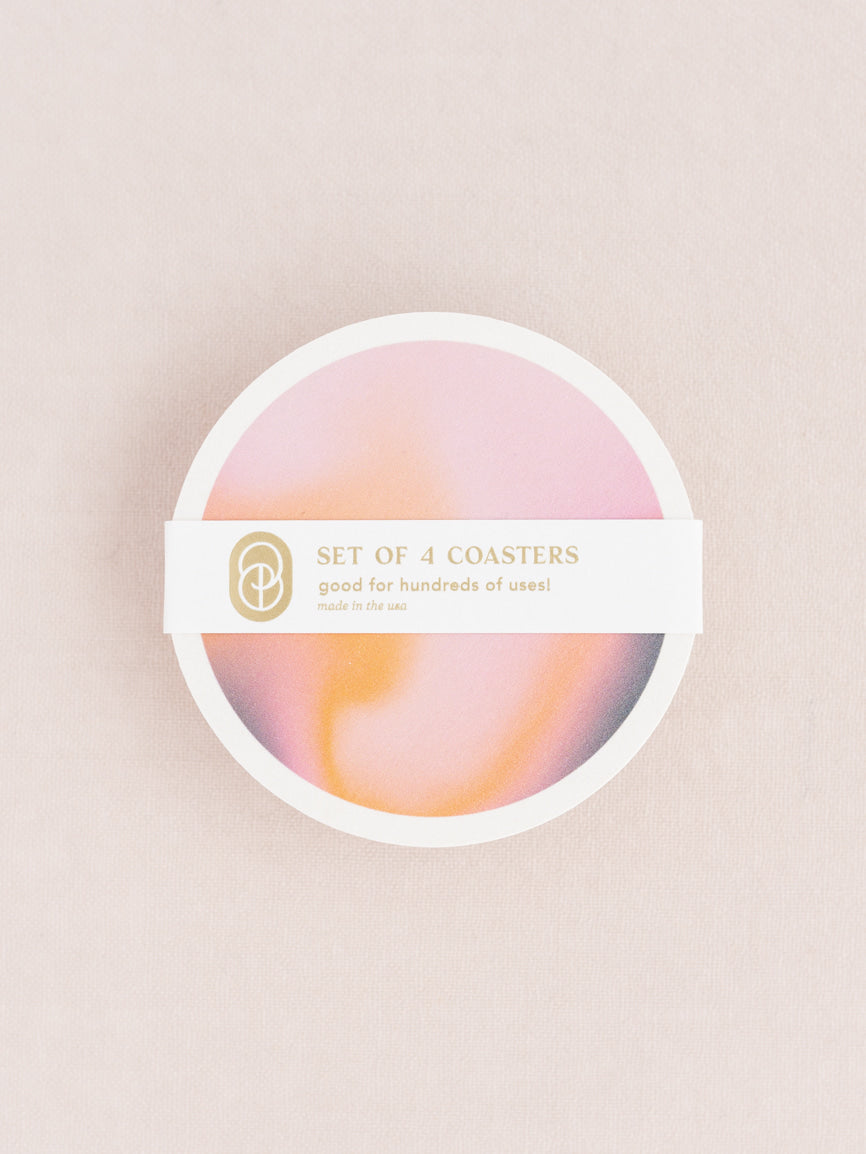 Planetary Gradient Coasters - Set of Four