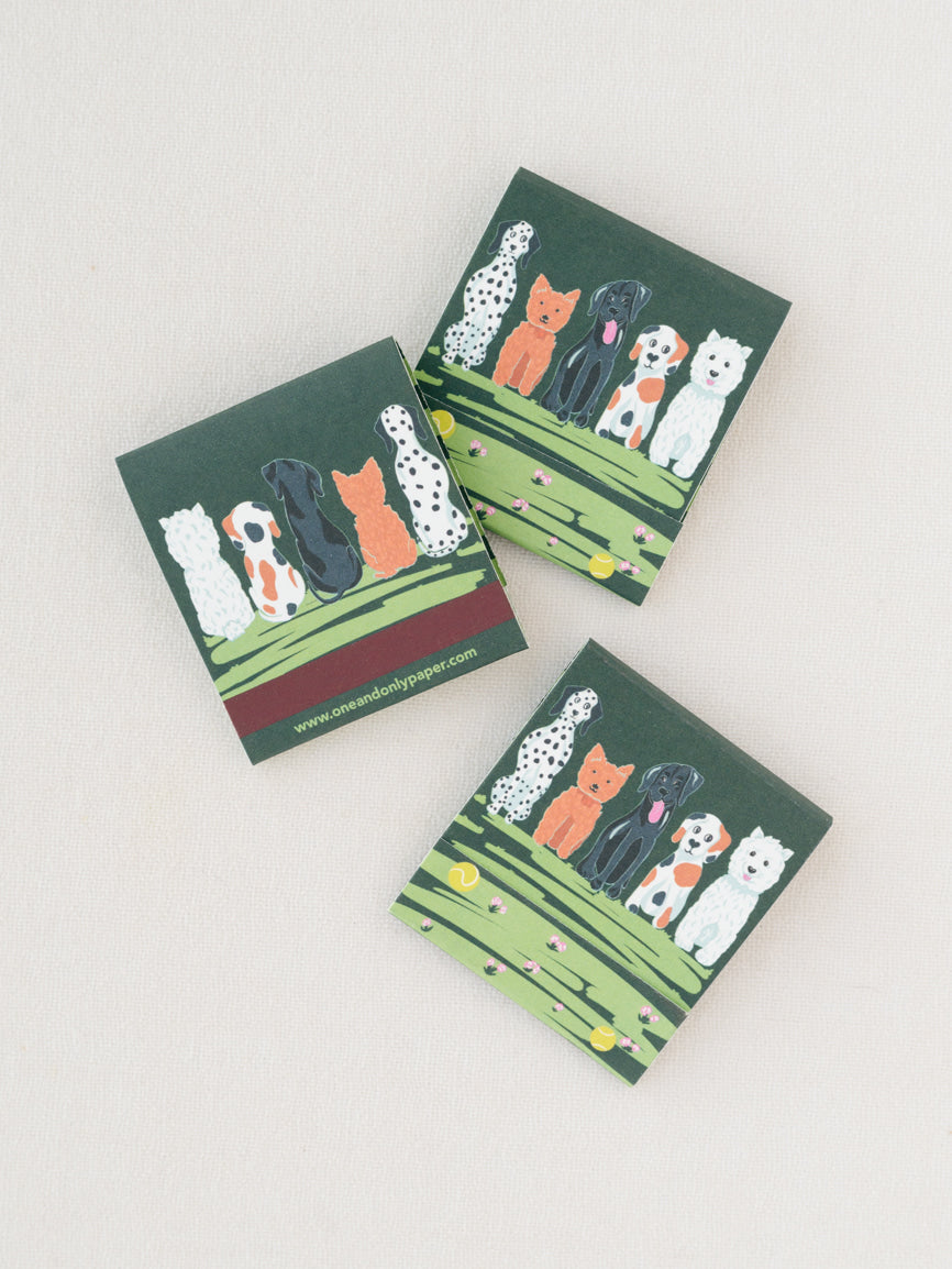 Puppy Pals Printed 10 Stem Matchbook