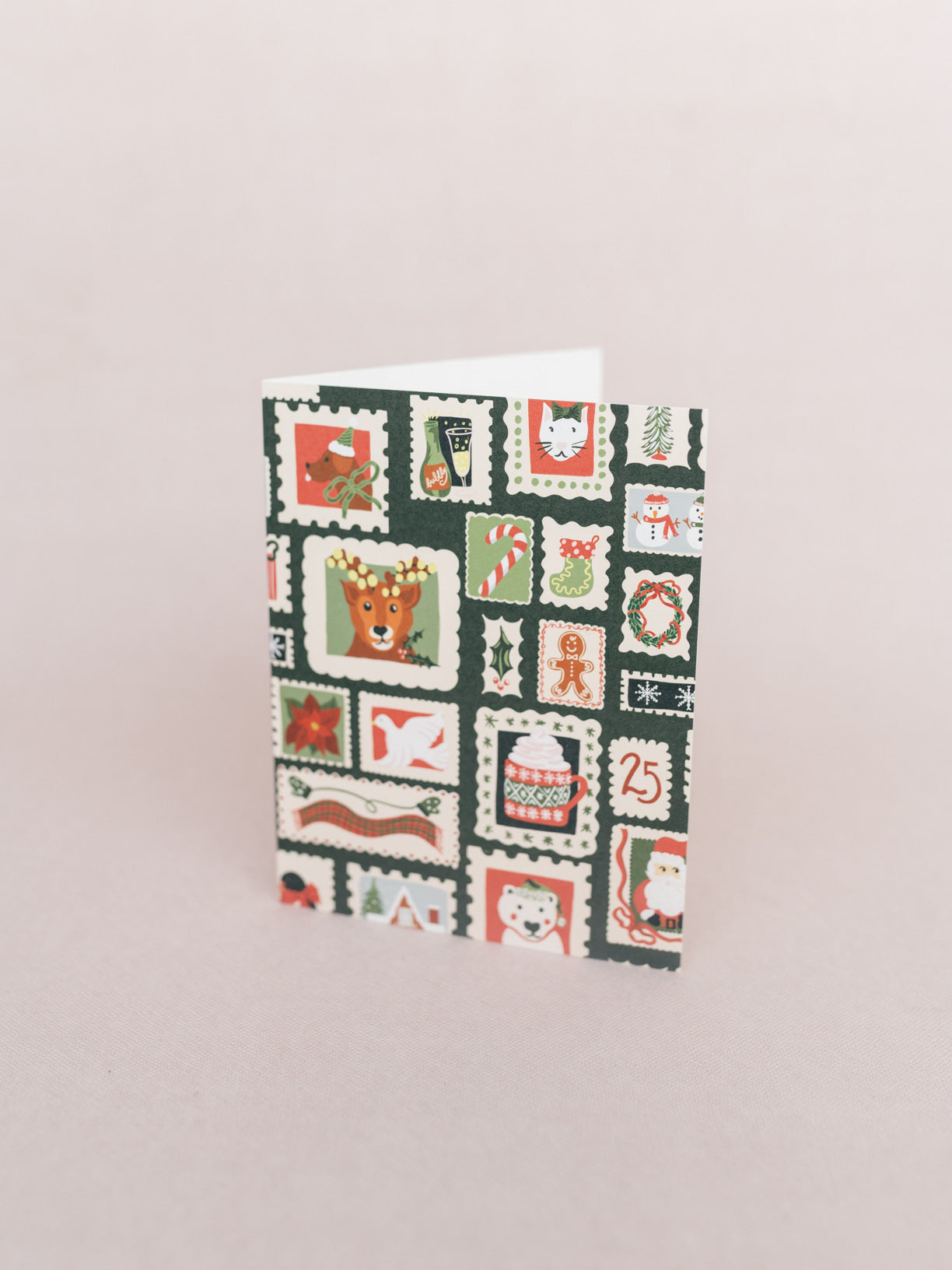 North Pole Post Holiday A2 Folded Greeting Card - Set of 8