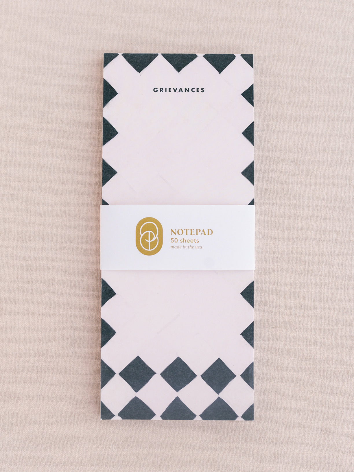 My Grievances Checkered Notepad | 50 Sheets