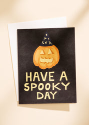 Have a Spooky Day Halloween Folded A2 Greeting Card