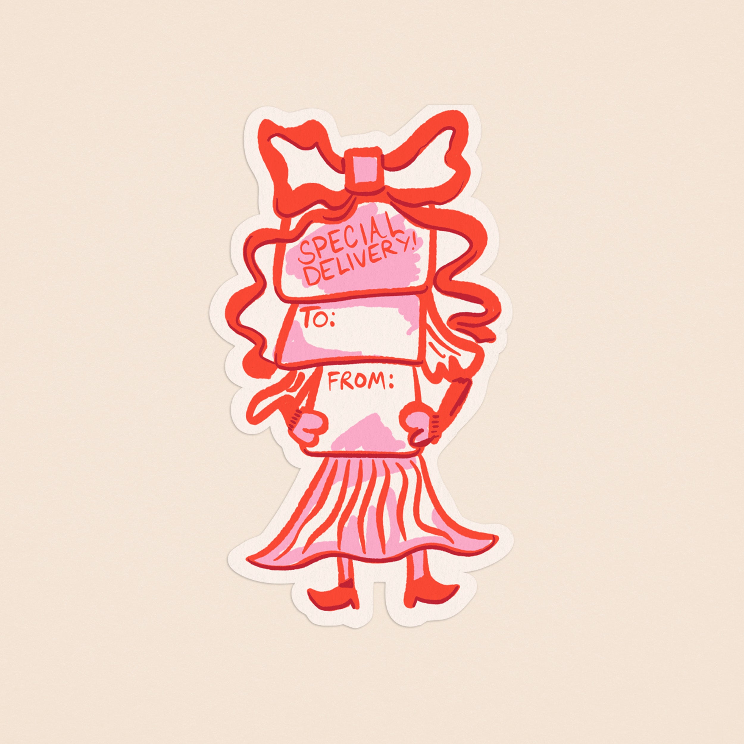 Special Delivery Matte Gift Label Sticker