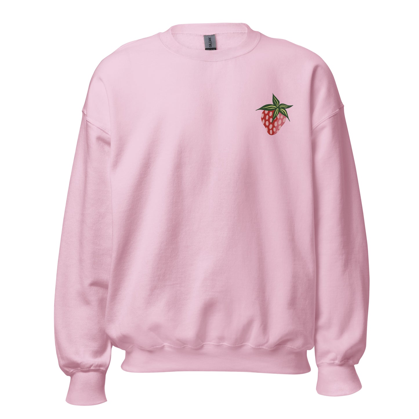 Strawberry Embroidered Unisex Sweatshirt