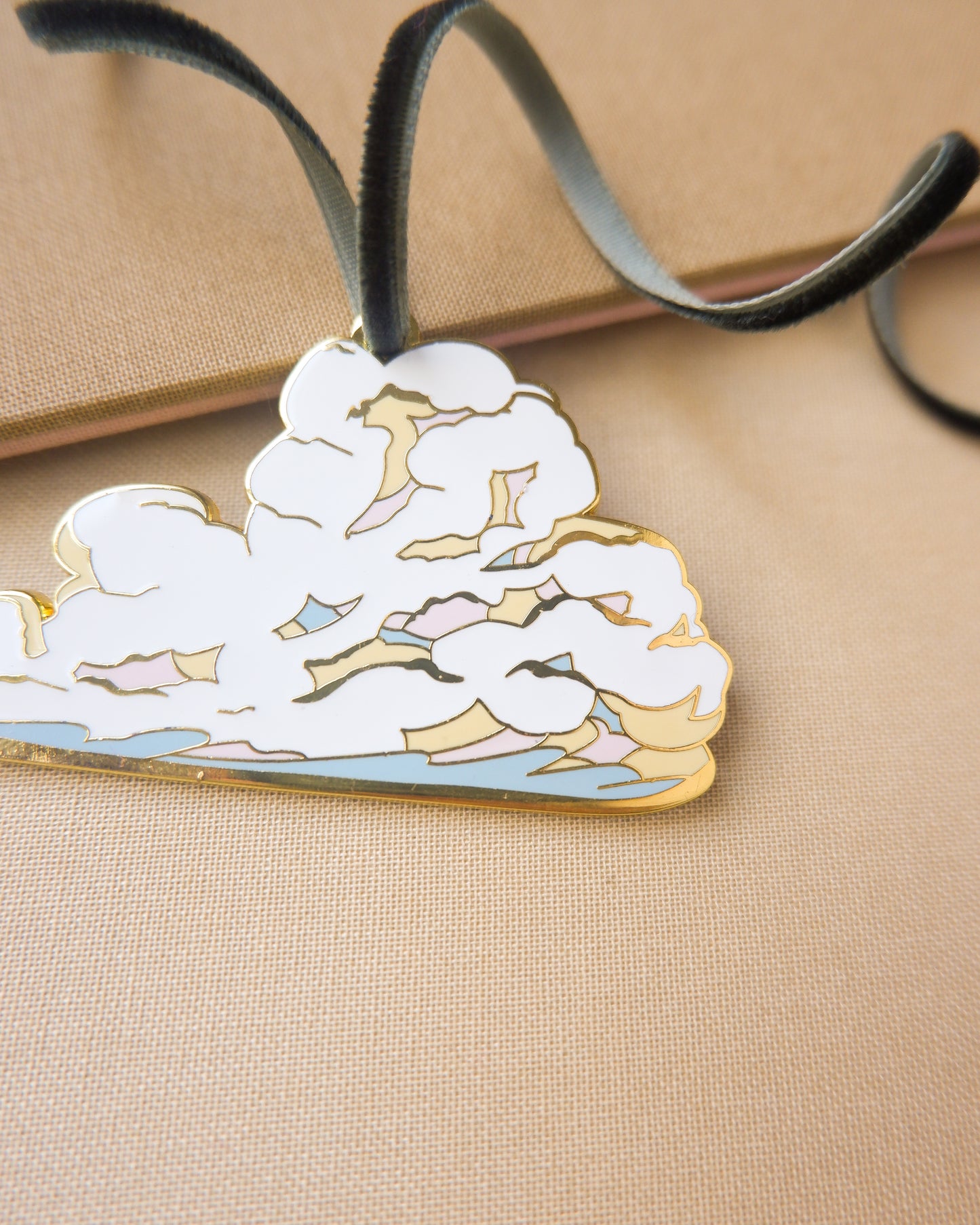 Cloud Enamel Christmas Tree Ornament
