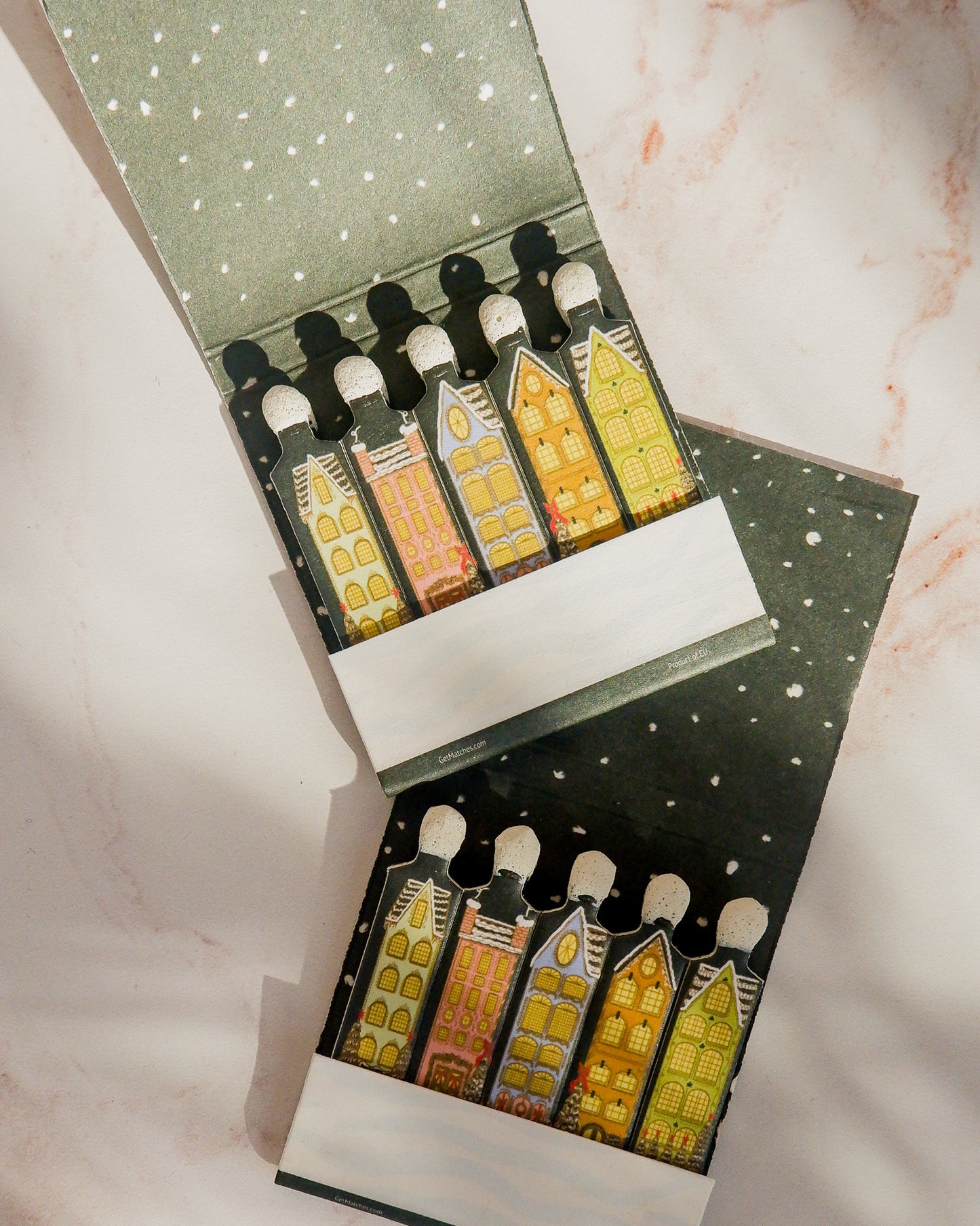 Winter Village Matchbooks