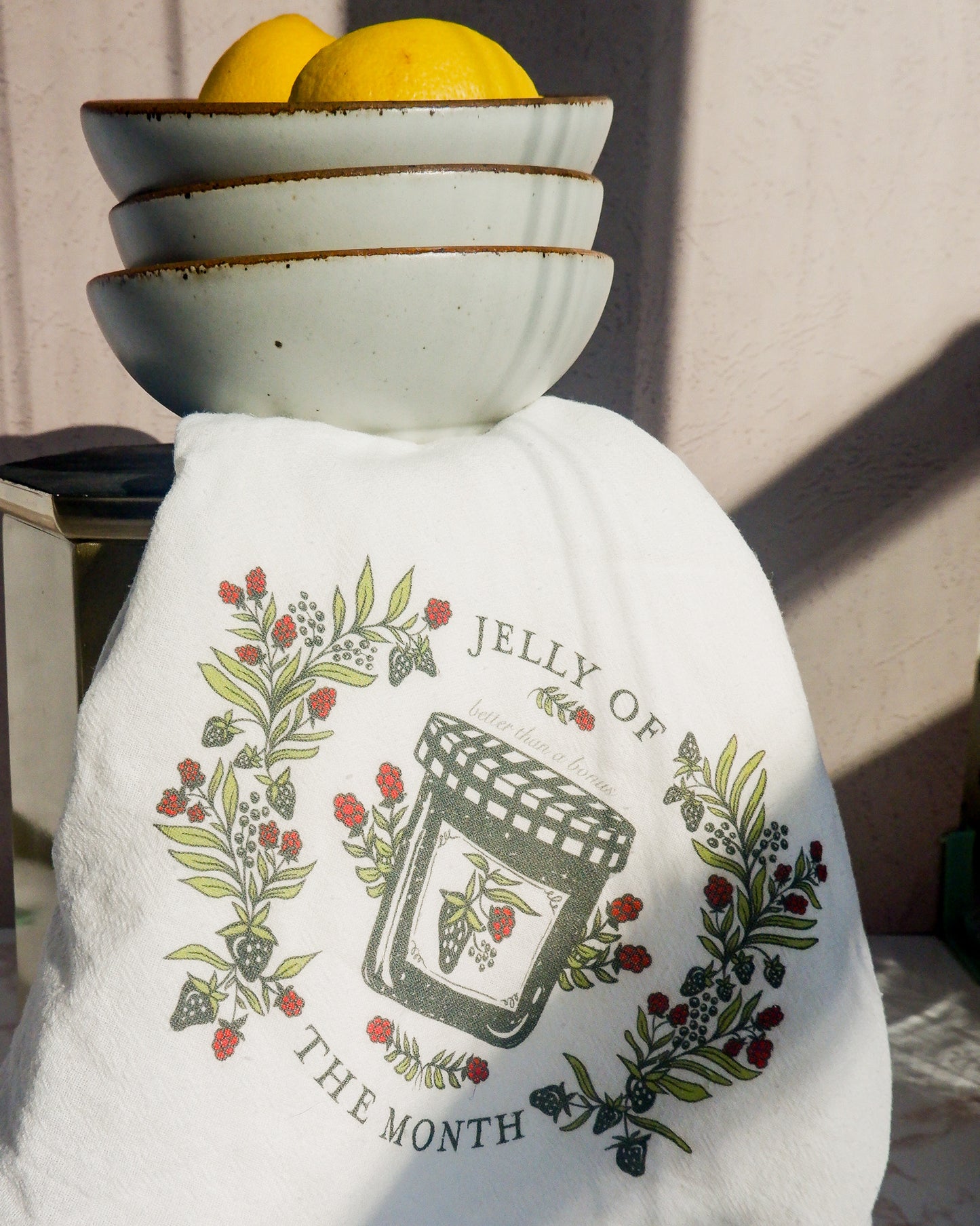 Jelly of the Month Holiday Tea Towel