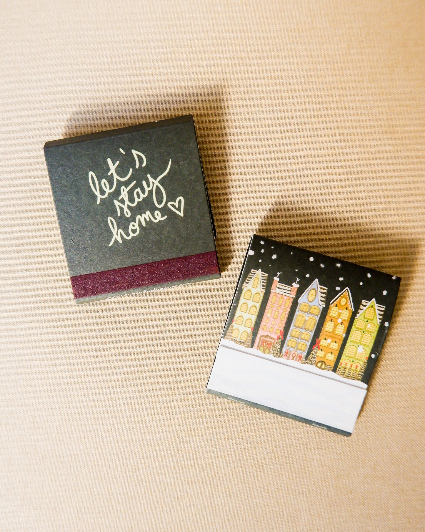 Winter Village Matchbooks