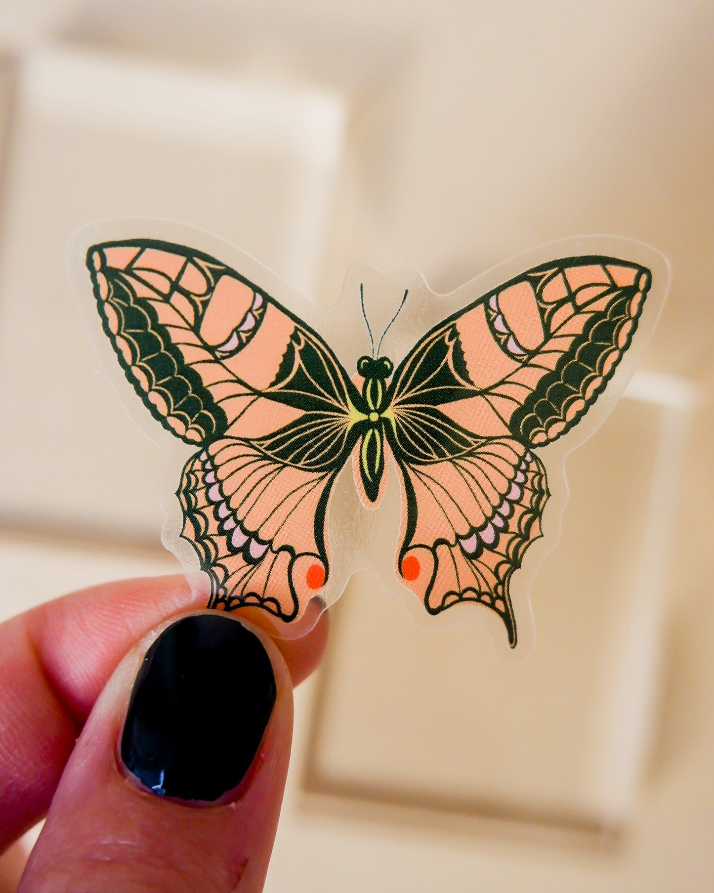 Butterfly Transparent Sticker