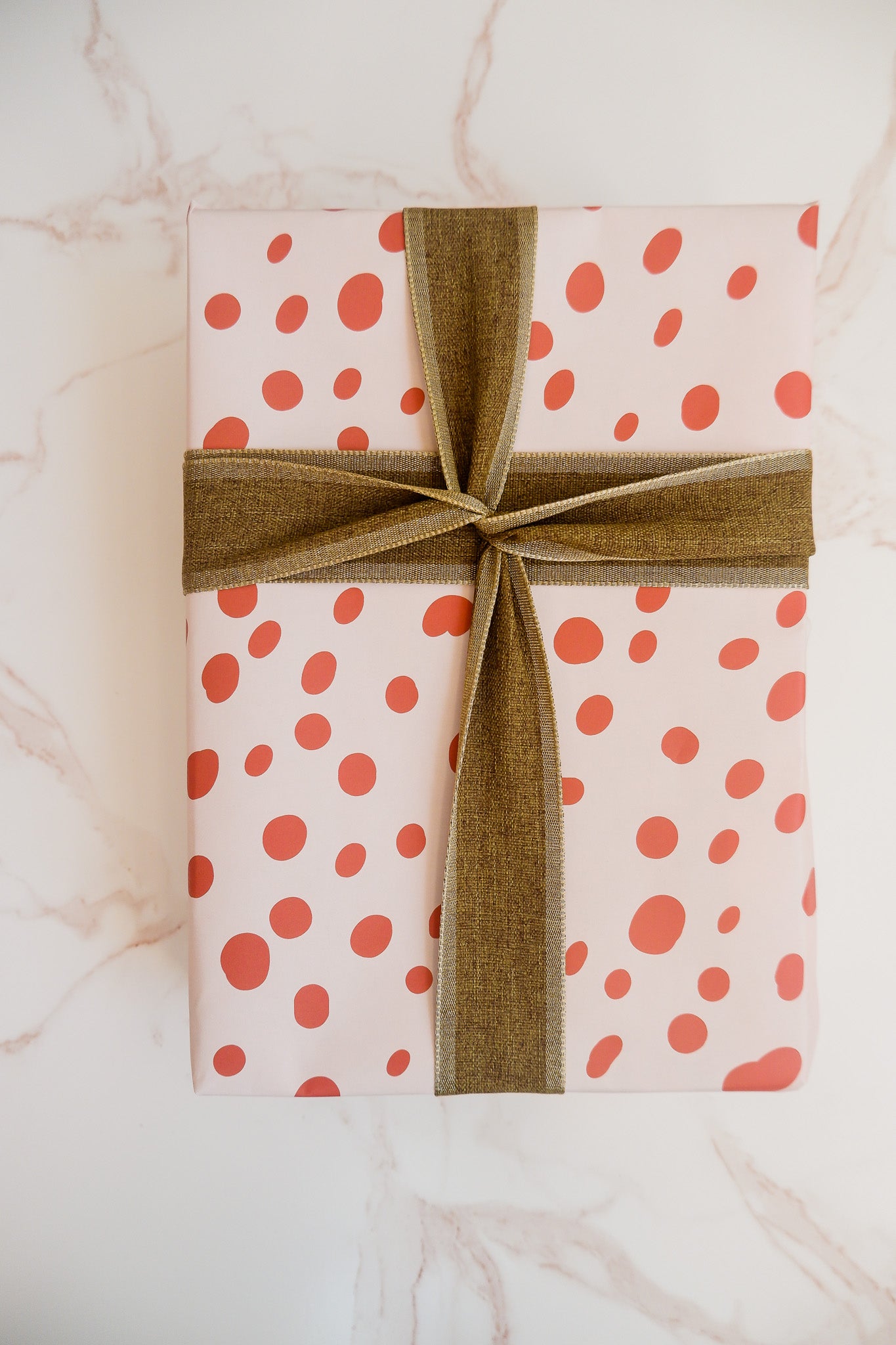 Orange Fruit and Dalmatian Spots Double Sided Gift Wrap | Set of Three Sheets