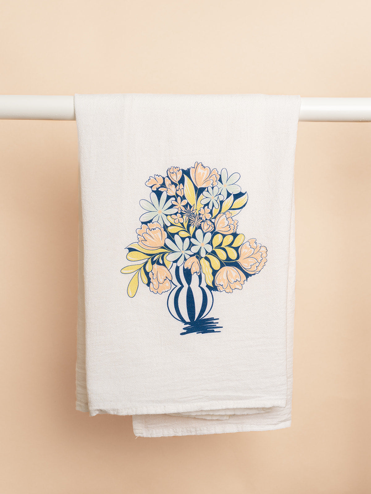 Blue Bouquet Tea Towel