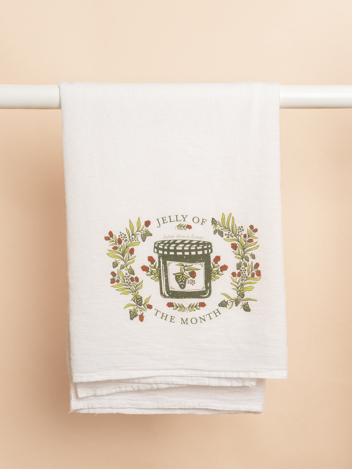Jelly of the Month Holiday Tea Towel