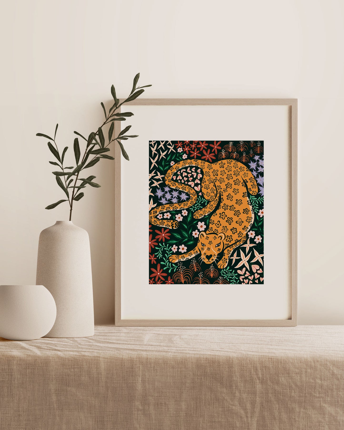 Daisy Jaguar Giclee Print