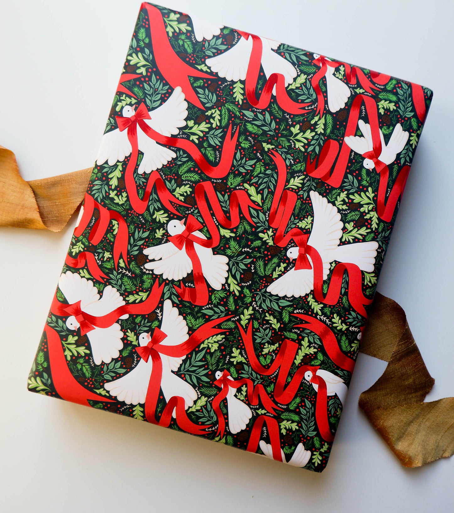 Graceful Doves Double Sided Gift Wrap
