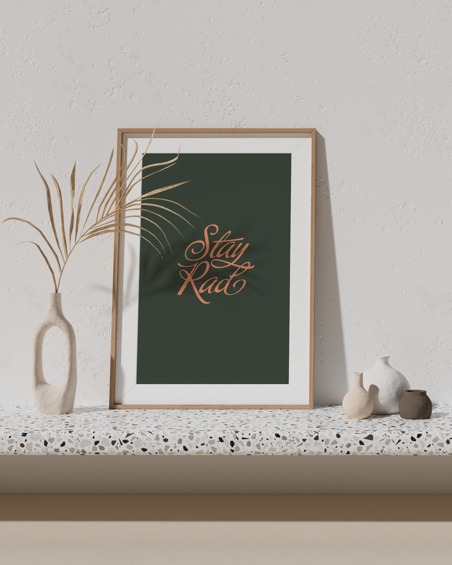 Stay Rad Art Print