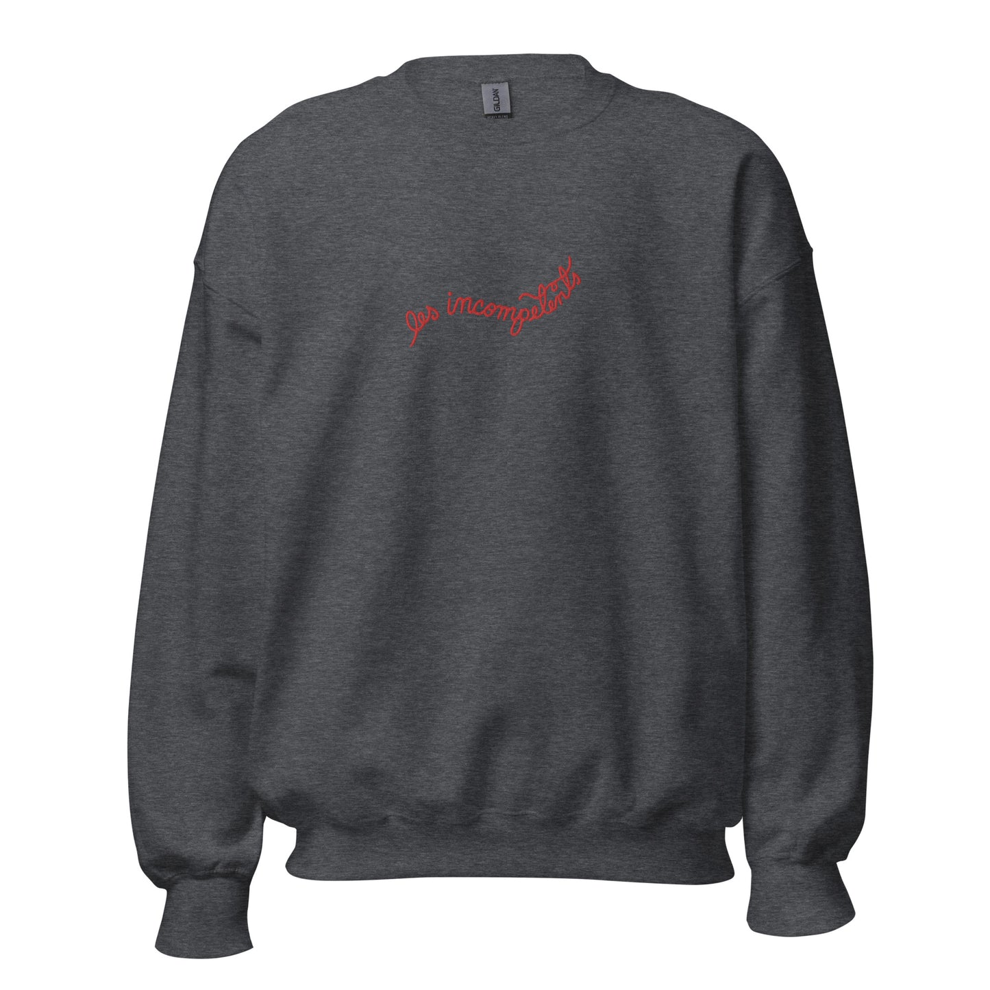 Les Incompetents Sweatshirt in Red Embroidery