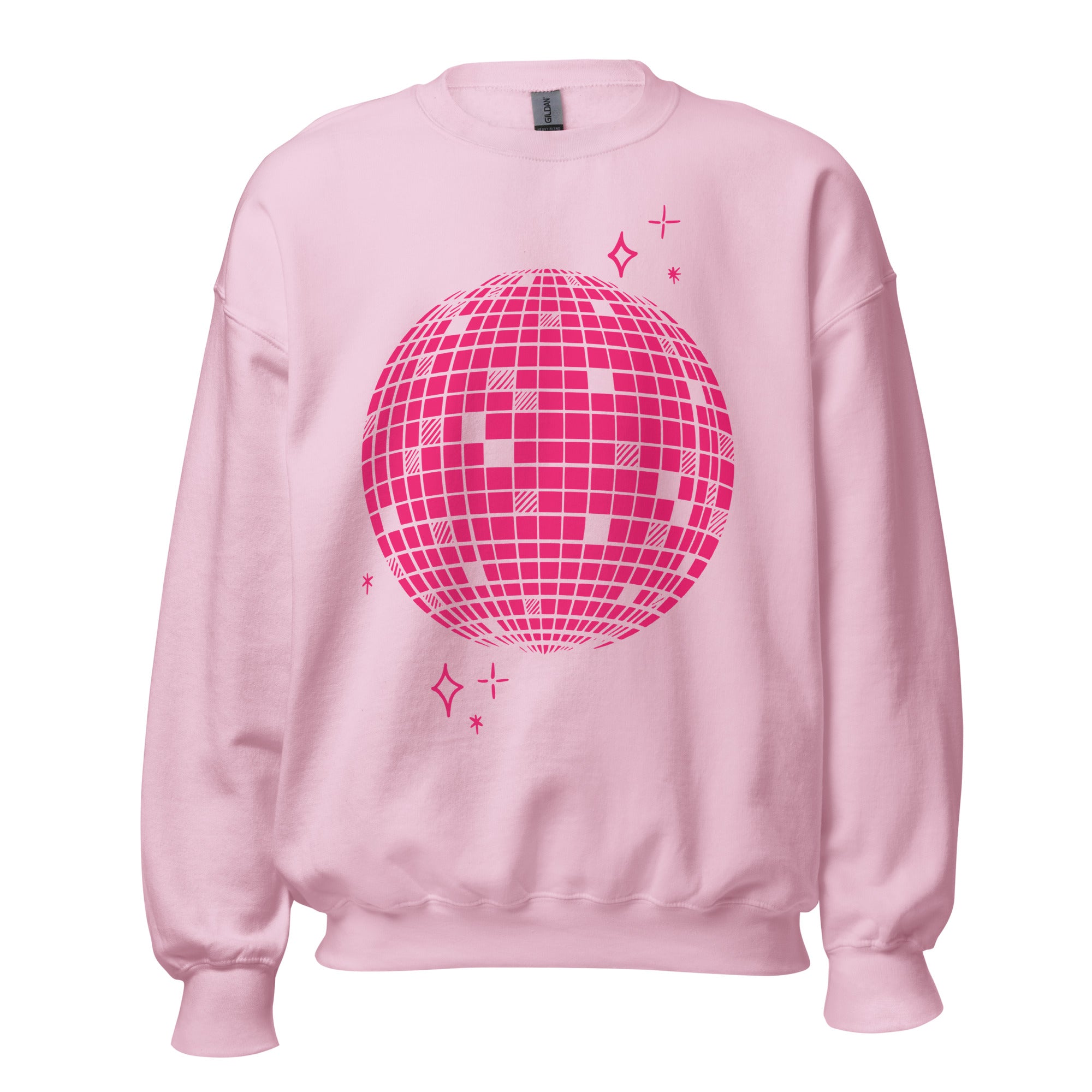Disco Ball Sweatshirt in Hot Pink – One and Only Paper