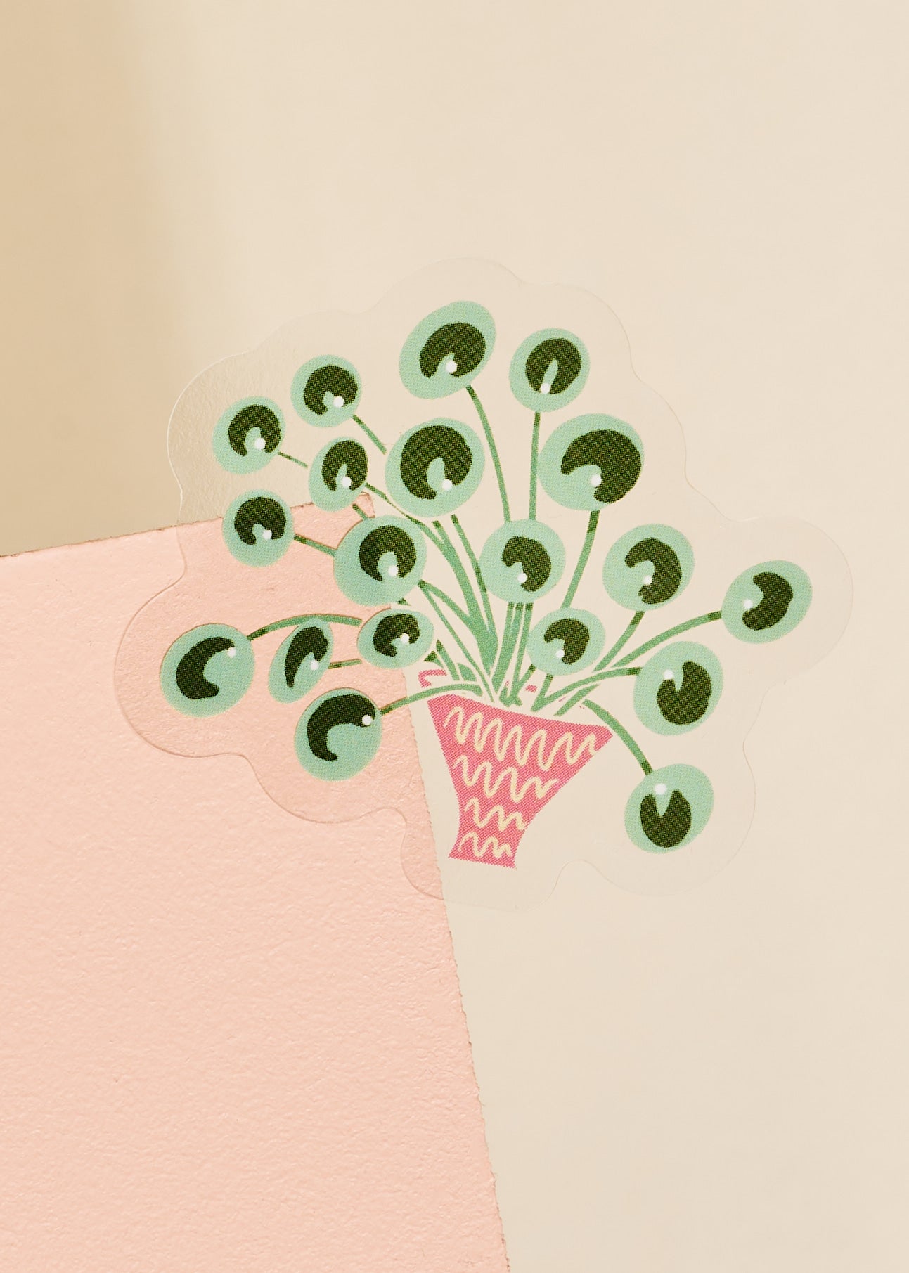 Pilea Transparent Sticker