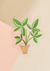 Money Tree Transparent Sticker