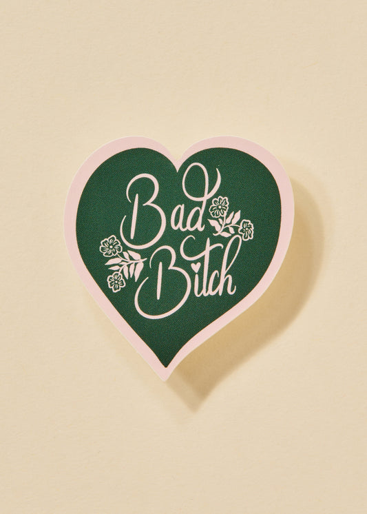 Bad Bitch Heart Sticker