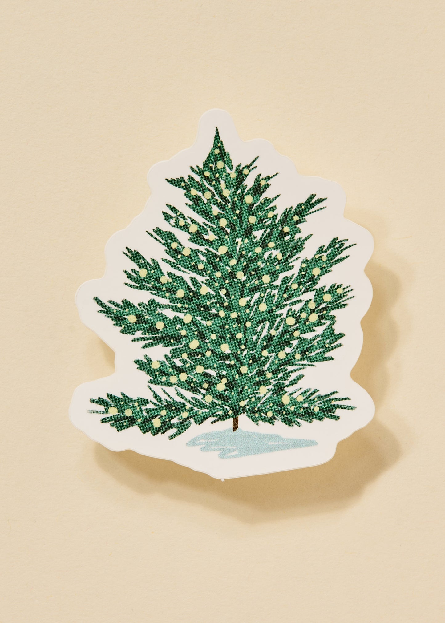 Lighted Evergreen Sticker