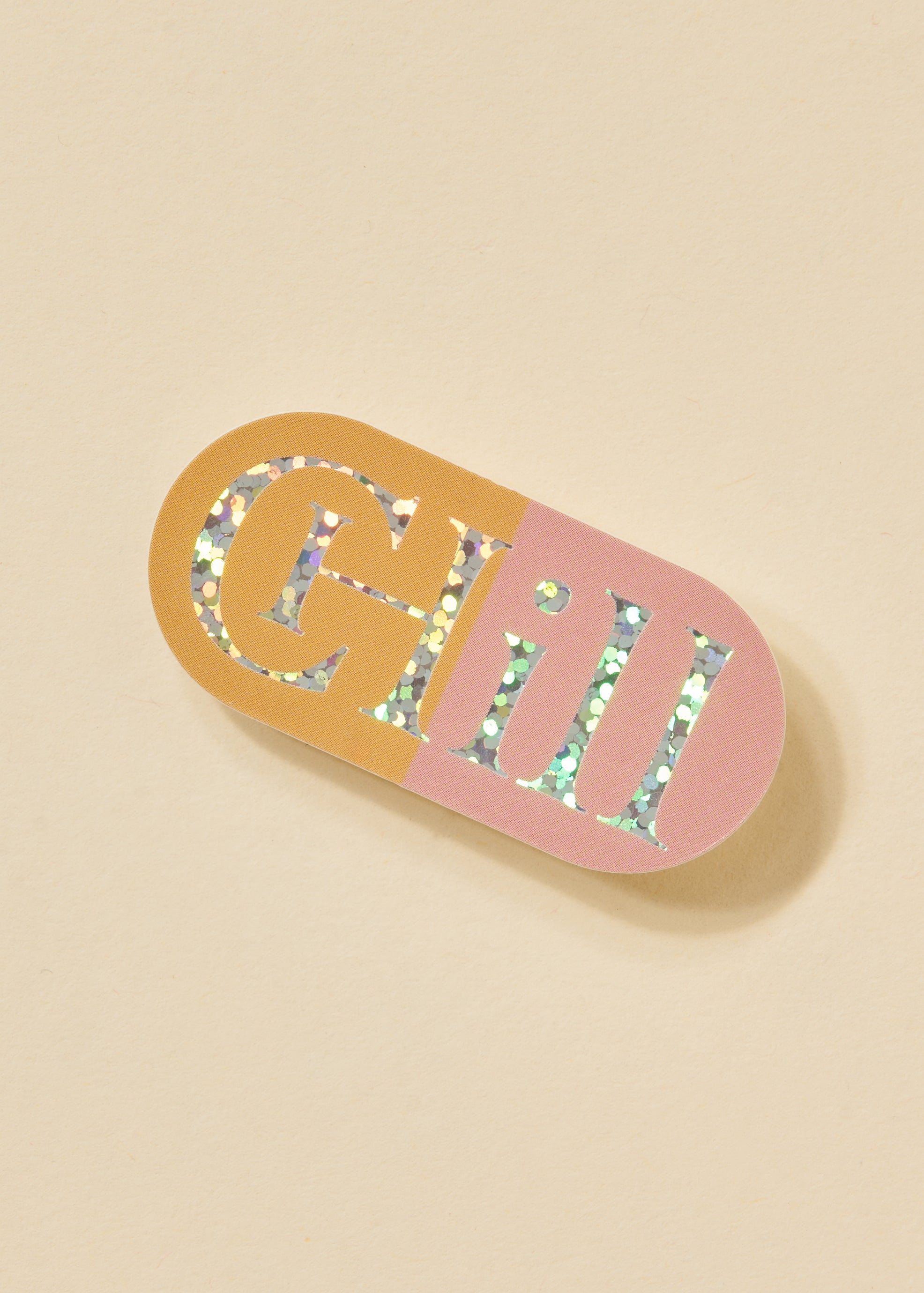 Chill Pill Sparkle Sticker
