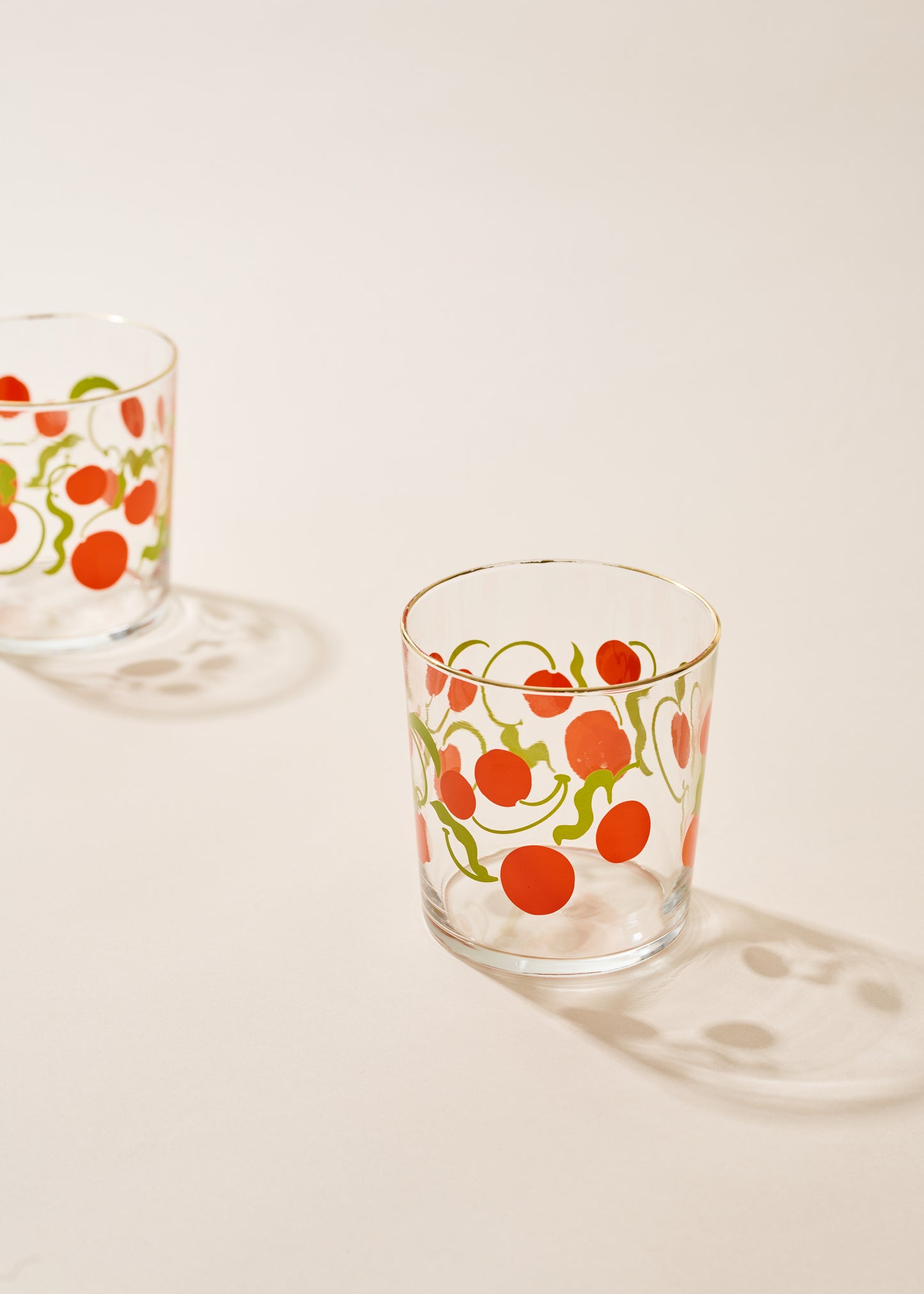 Cherry Bounce 12.5 Ounce Glass Tumbler