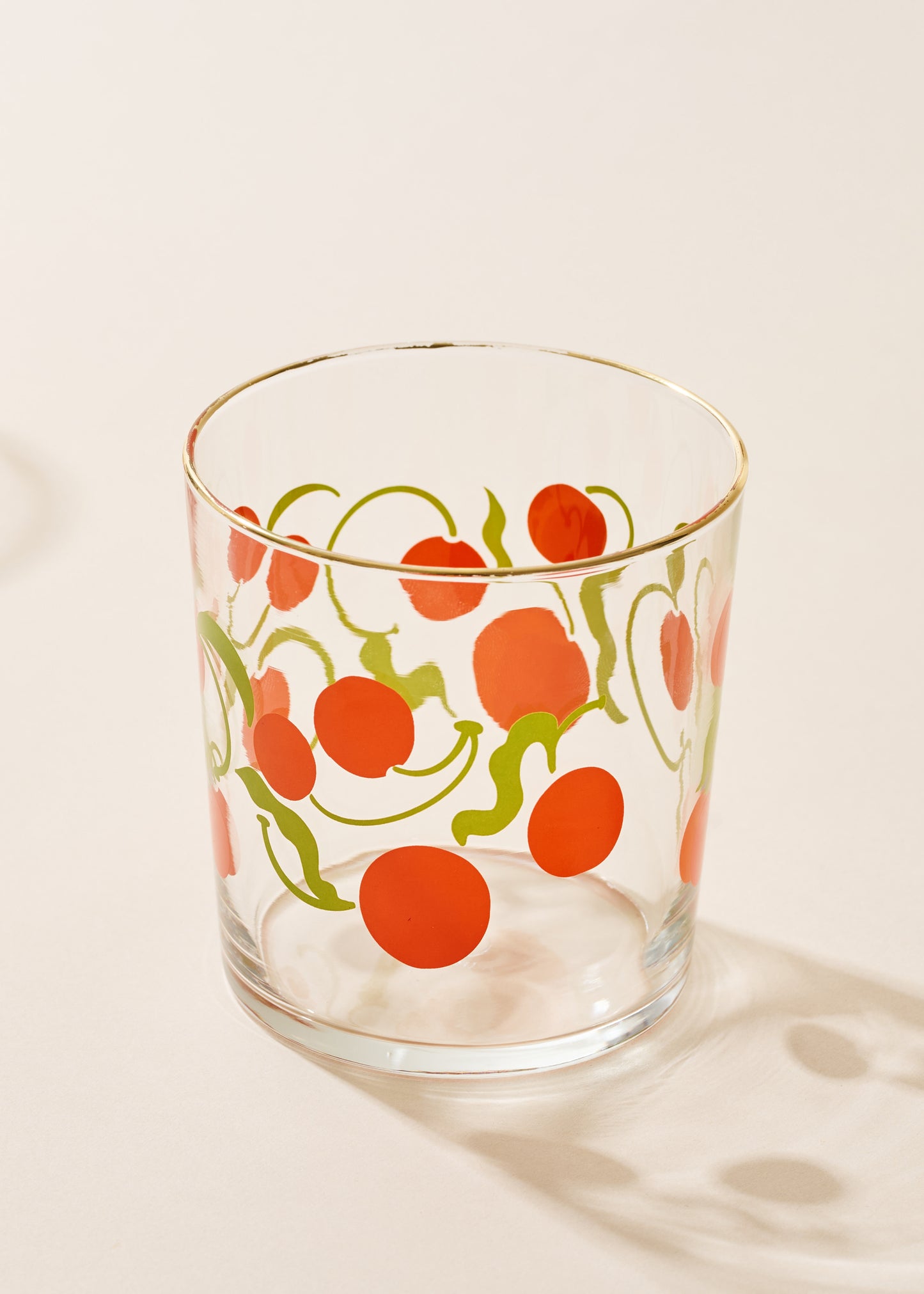 Cherry Bounce 12.5 Ounce Glass Tumbler