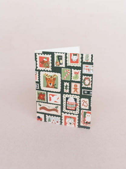 North Pole Post Holiday A2 Folded Greeting Card - Single Card