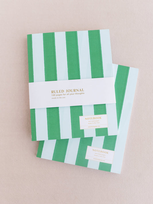 SECONDS Cabana Striped Perfect Bound Journal