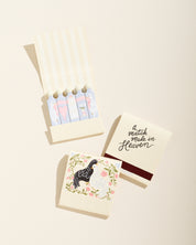 Match Made In Heaven Printed 10 Stem Matchbook