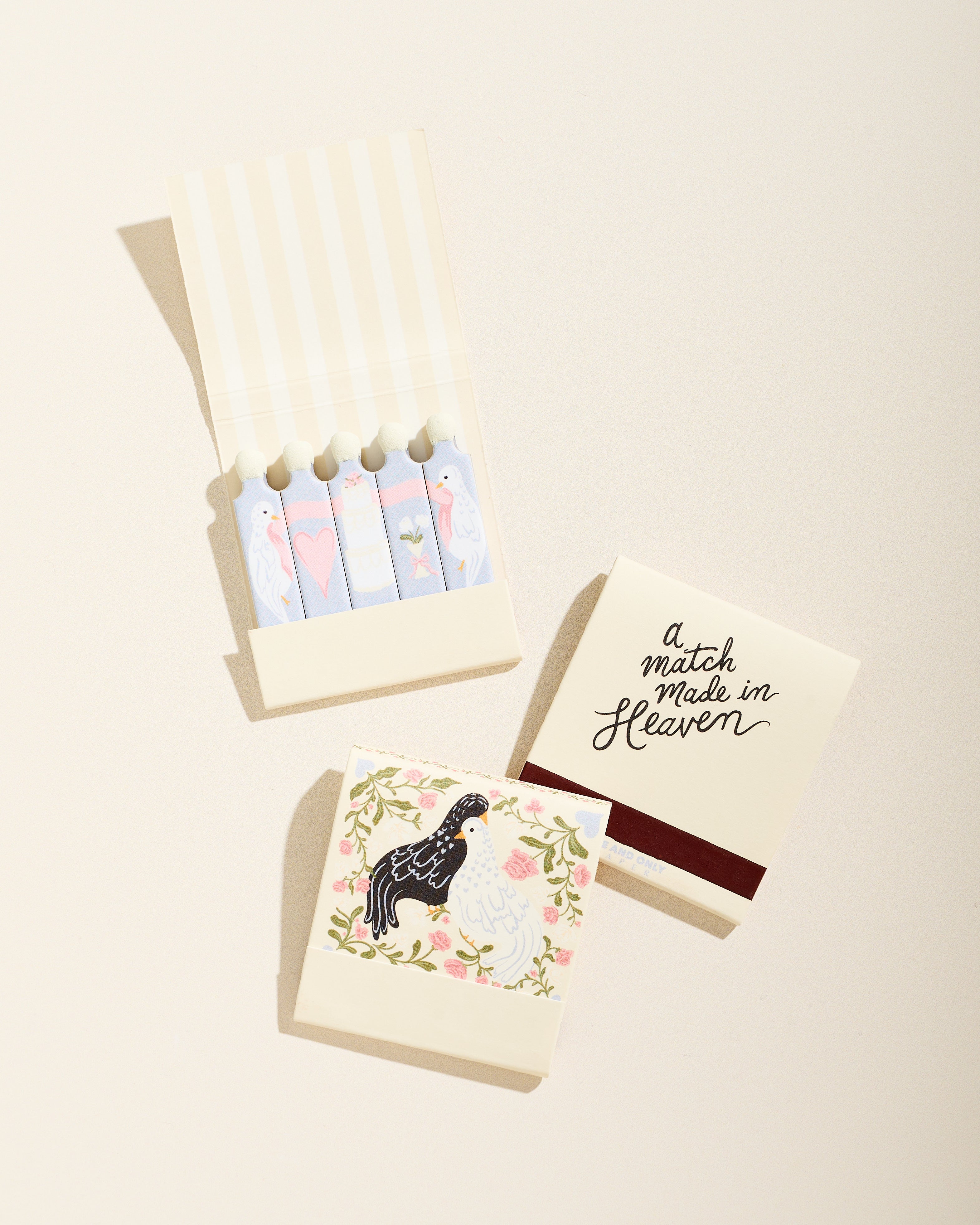 Match Made In Heaven Printed 10 Stem Matchbook