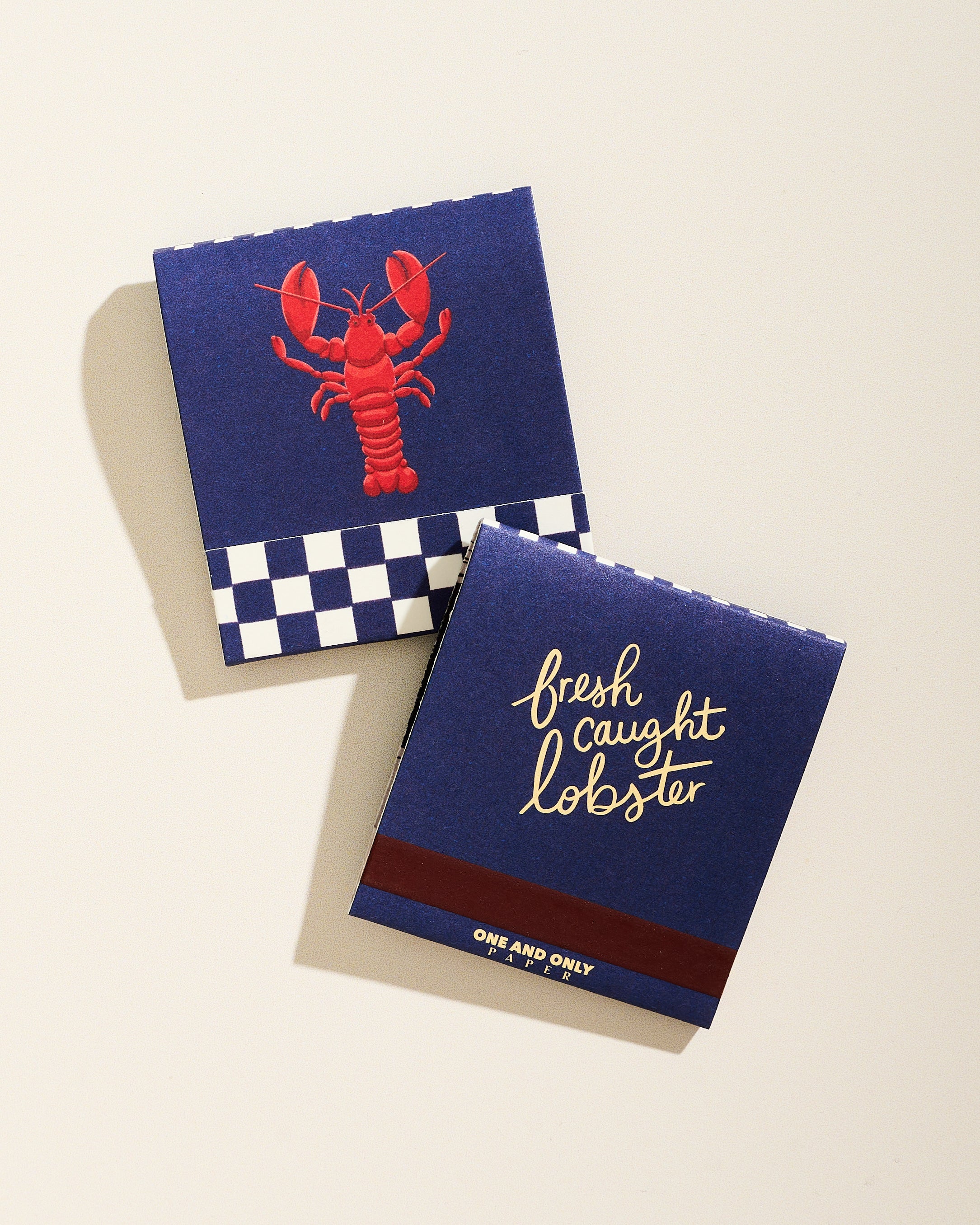 Lobster Printed 10 Stem Matchbook