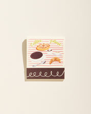 Coffee Printed 10 Stem Matchbook