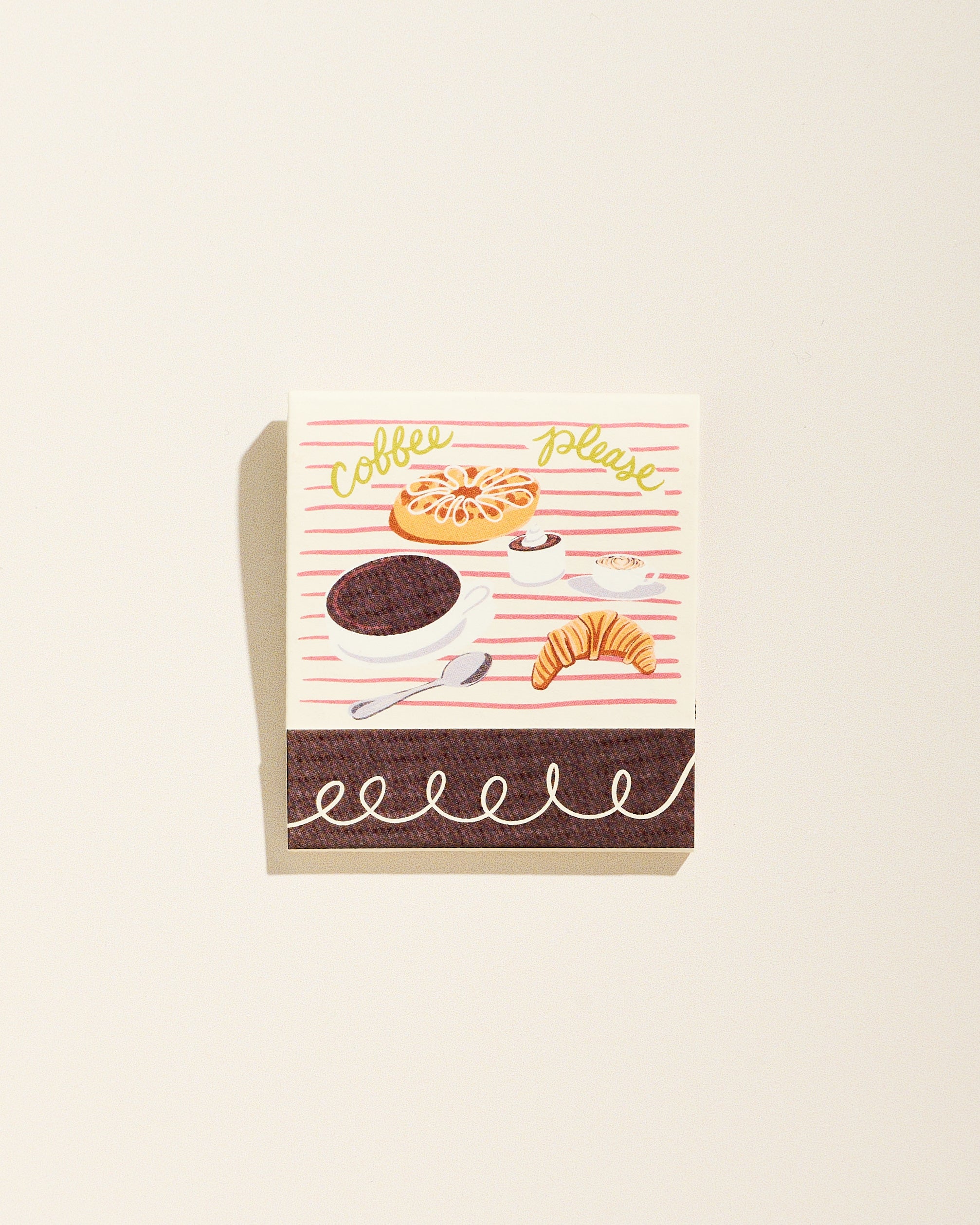 Coffee Printed 10 Stem Matchbook