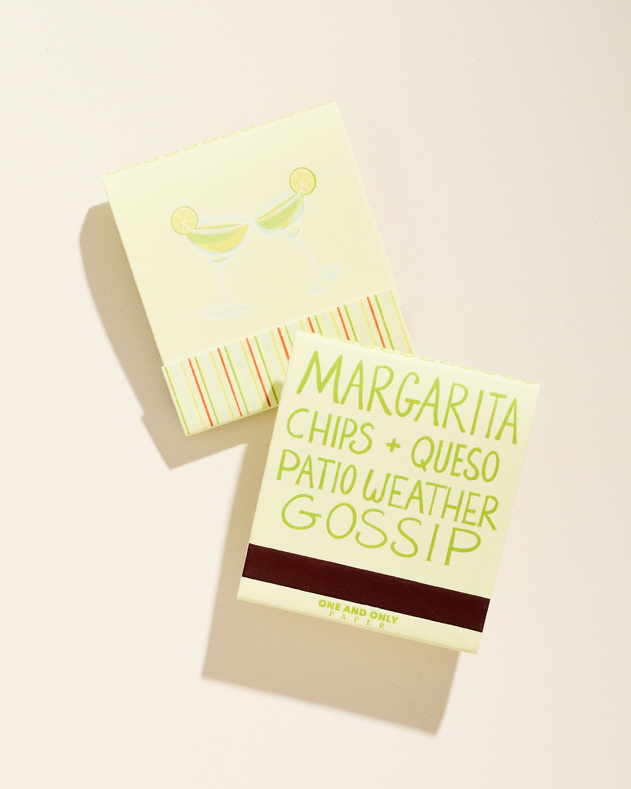 Margarita Printed 10 Stem Matchbook