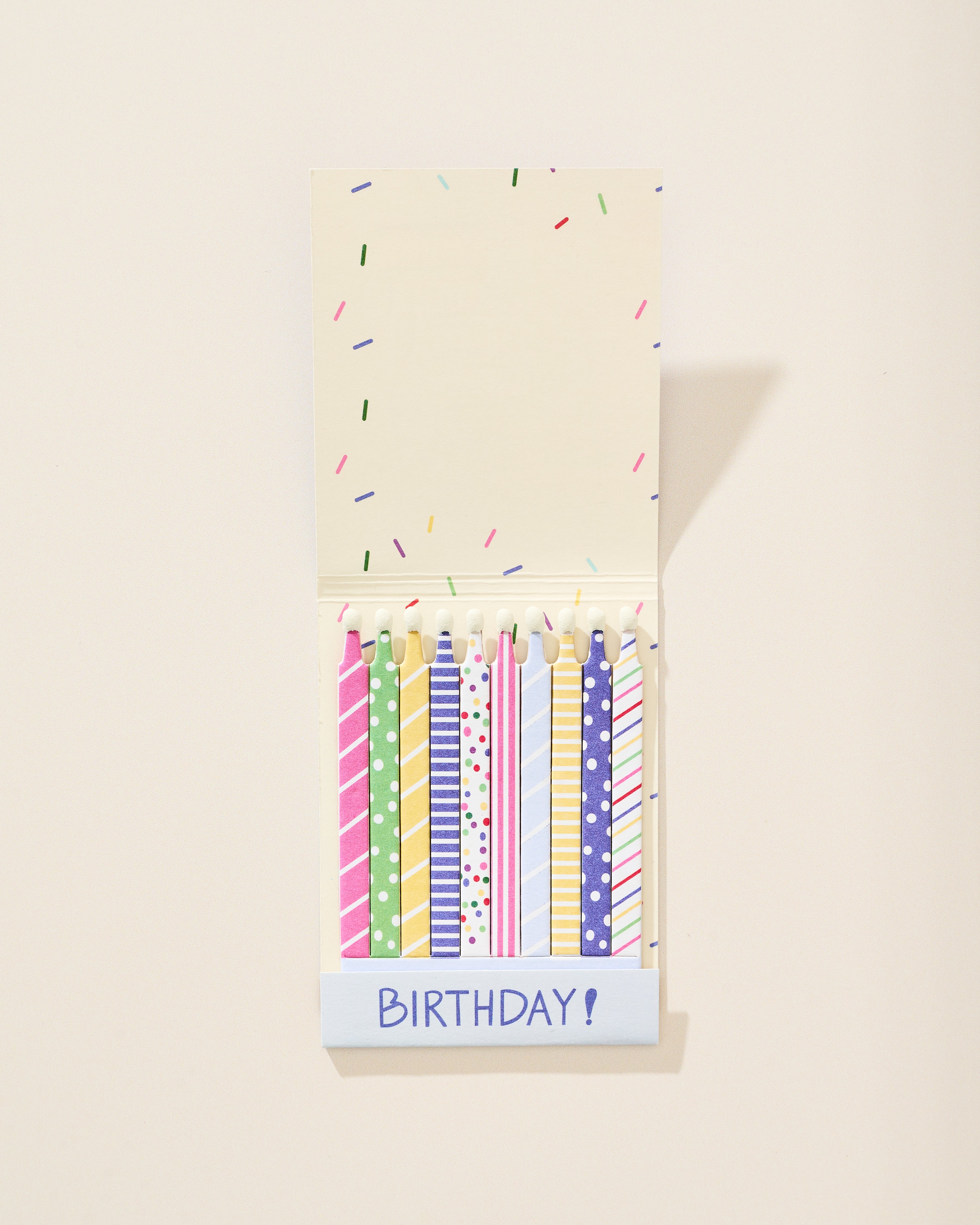 Birthday Card Matchbook