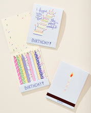 Birthday Card Matchbook