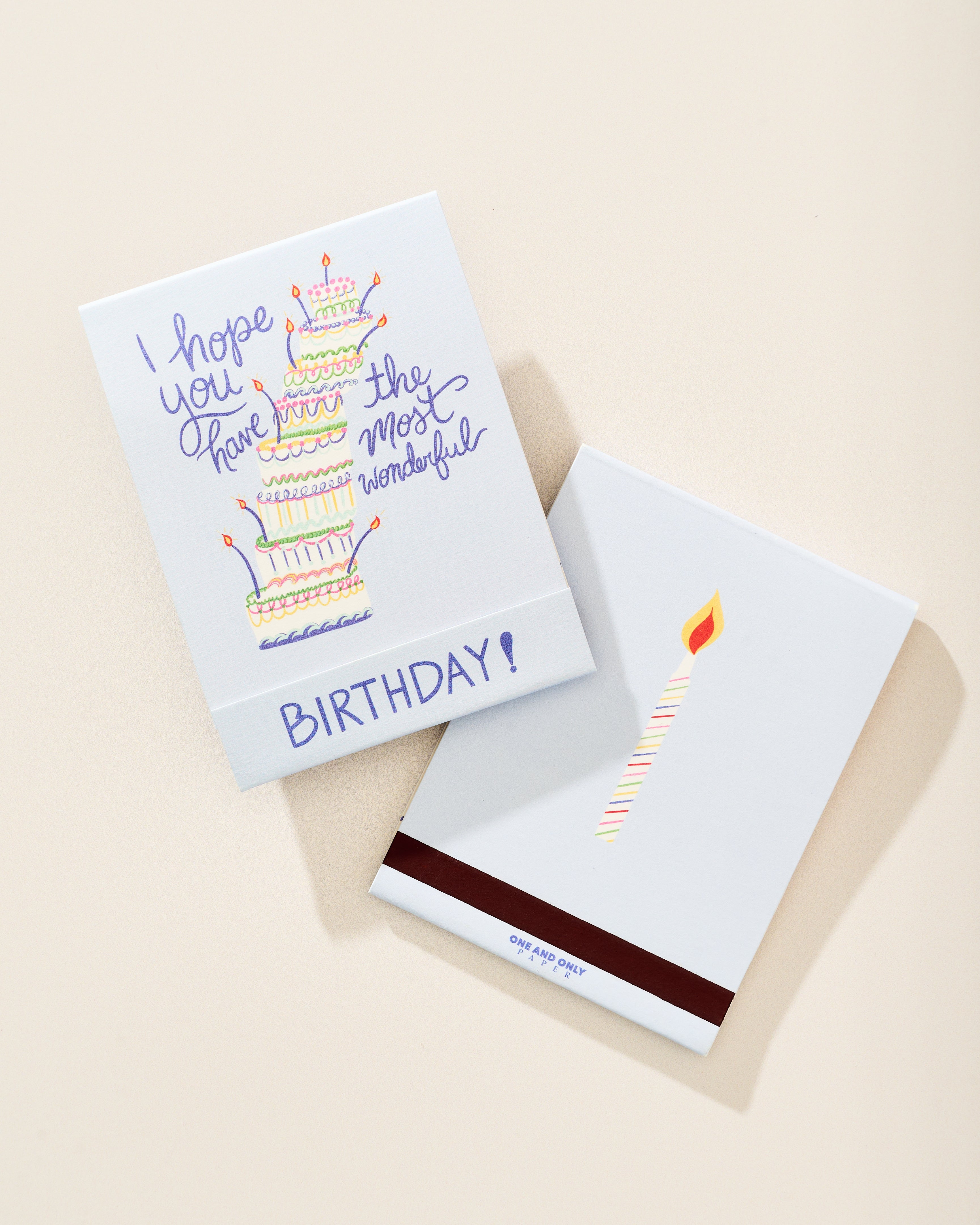 Birthday Card Matchbook