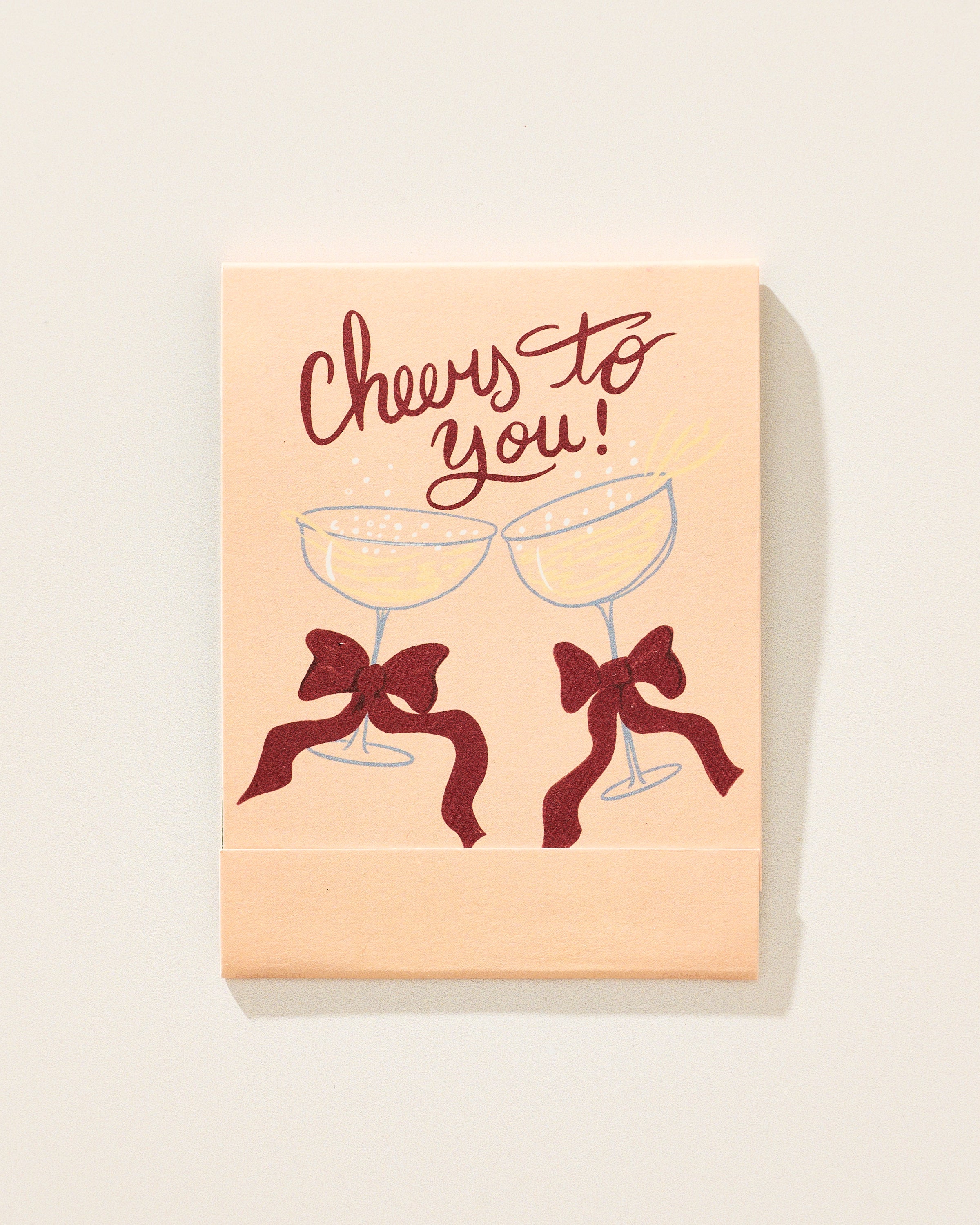 Cheers To You Card Matchbook
