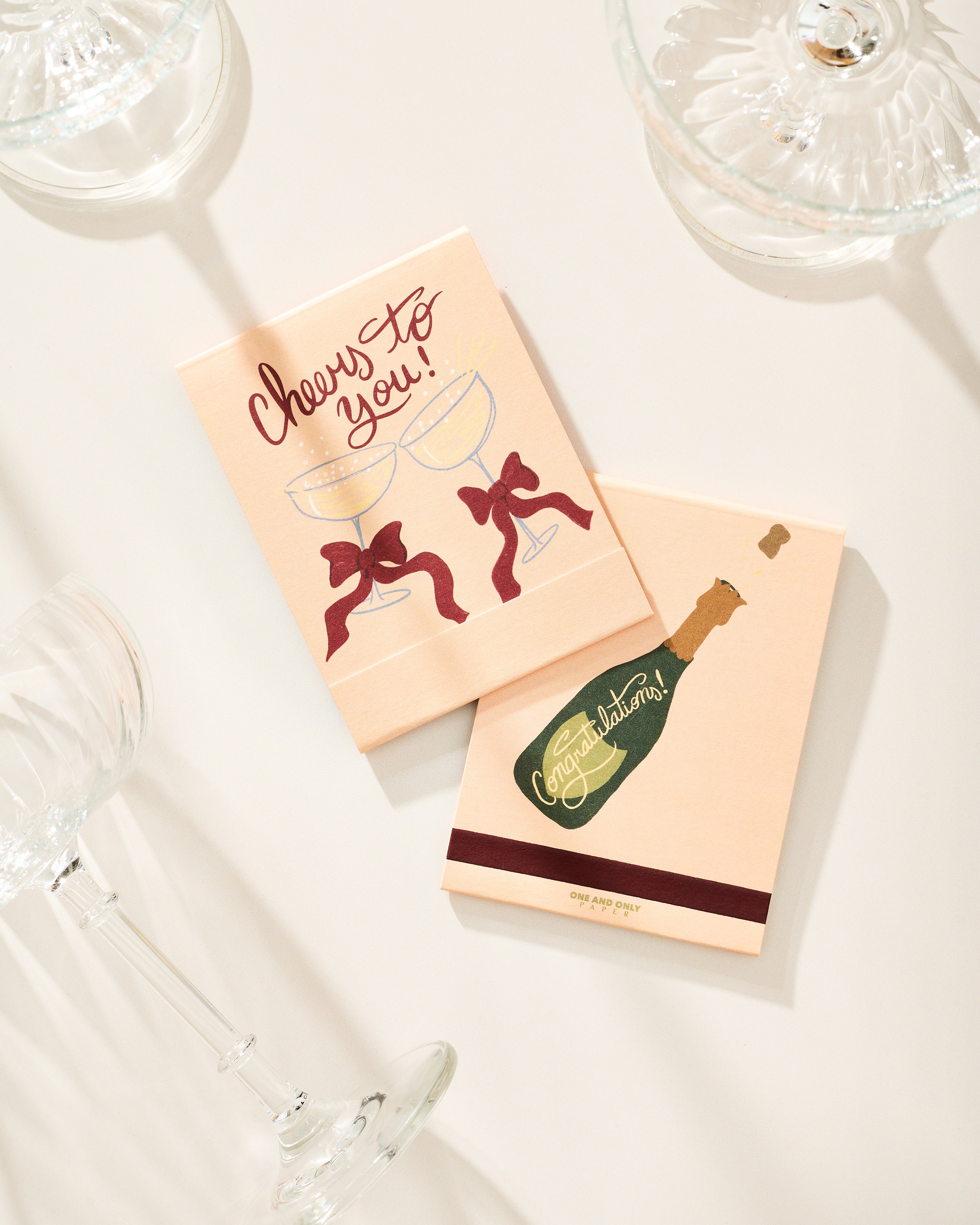 Cheers To You Card Matchbook