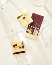 Wine Printed Stem Matchbook