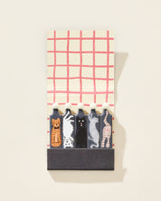 Cats Printed Stem Matchbook