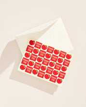 Checked Apples Thank You Note