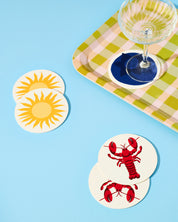 Blueberry Coasters - Set of 4