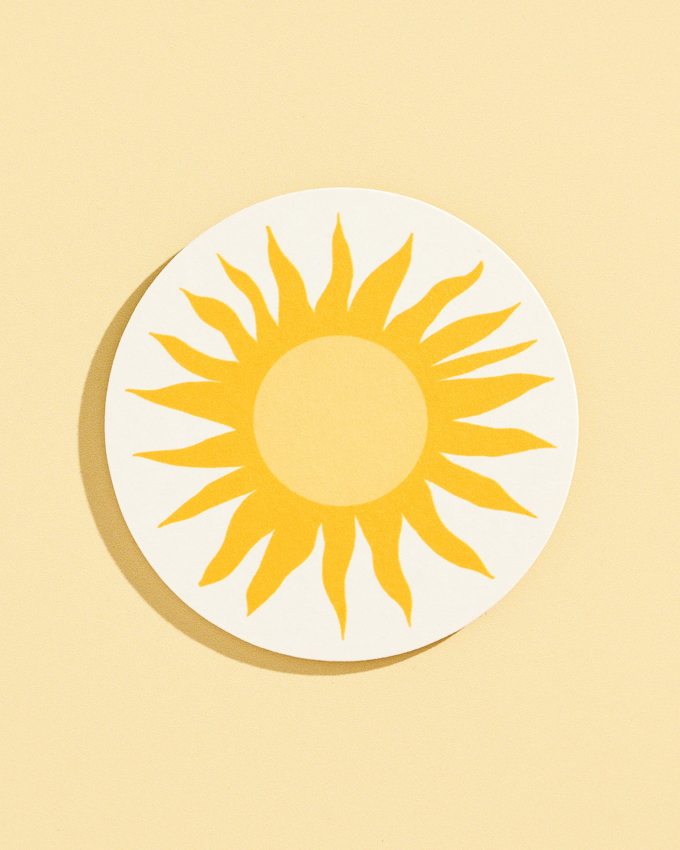 Golden Sun Coasters - Set of 4
