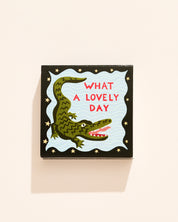 What A Lovely Day Alligator Matchbox