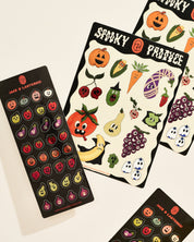 Glitter Jack-O-Lantern Sticker Sheet