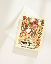 Spooky Friends Halloween Greeting Card